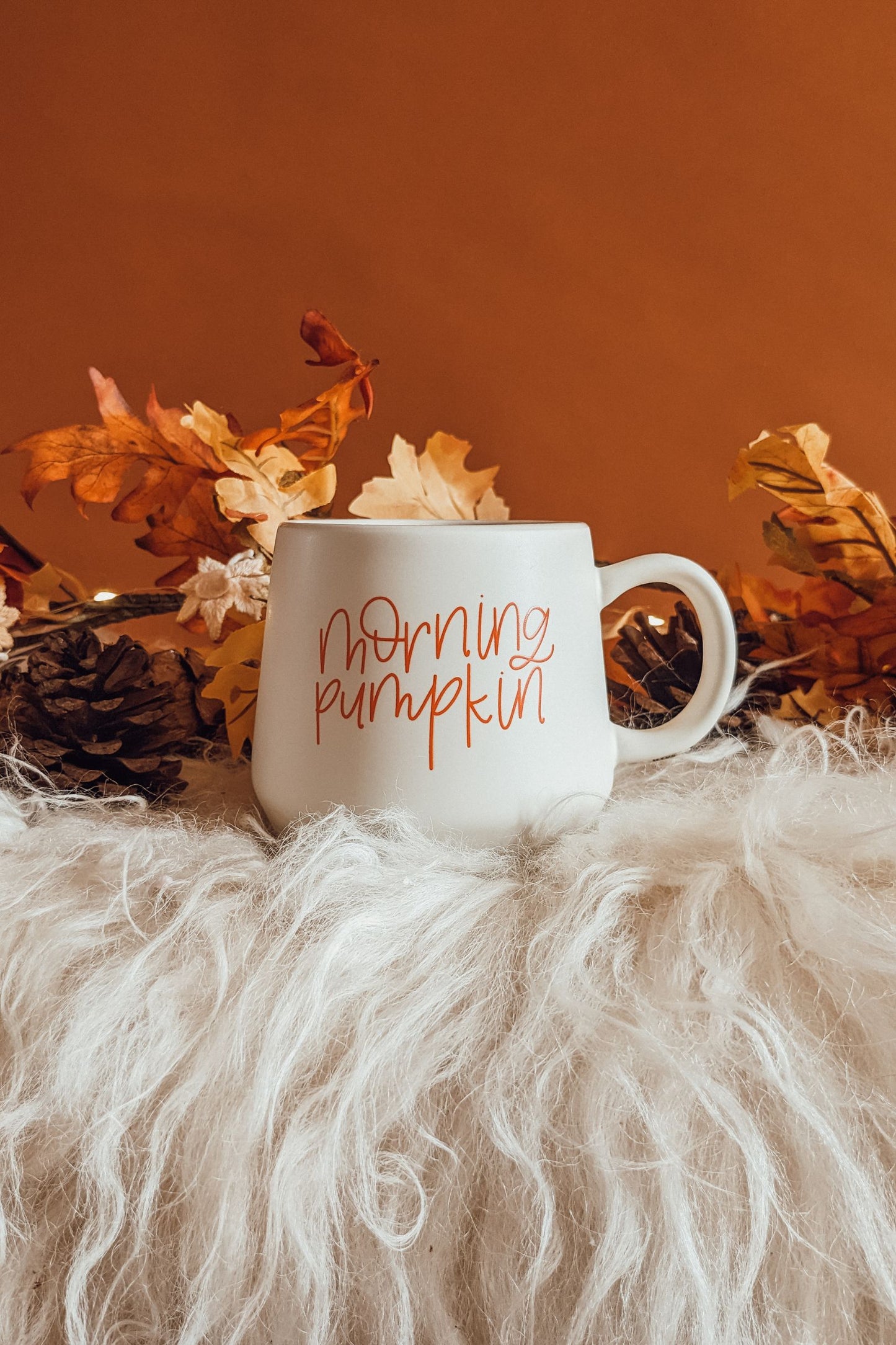 Morning Pumpkin Ceramic Coffee Mug