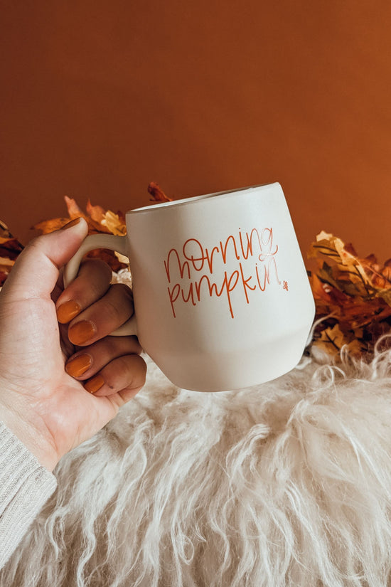 Morning Pumpkin Ceramic Coffee Mug