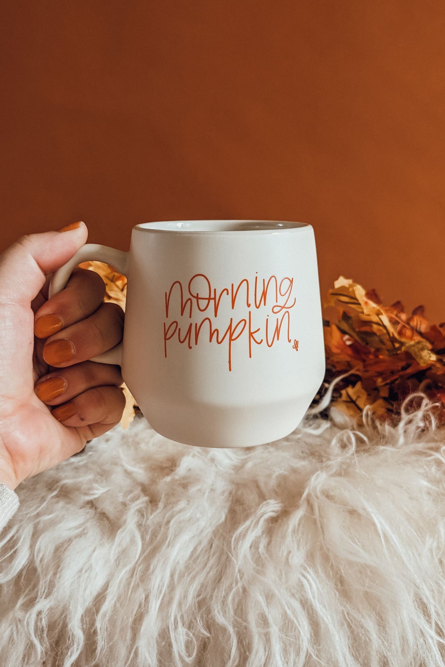 Morning Pumpkin Ceramic Coffee Mug