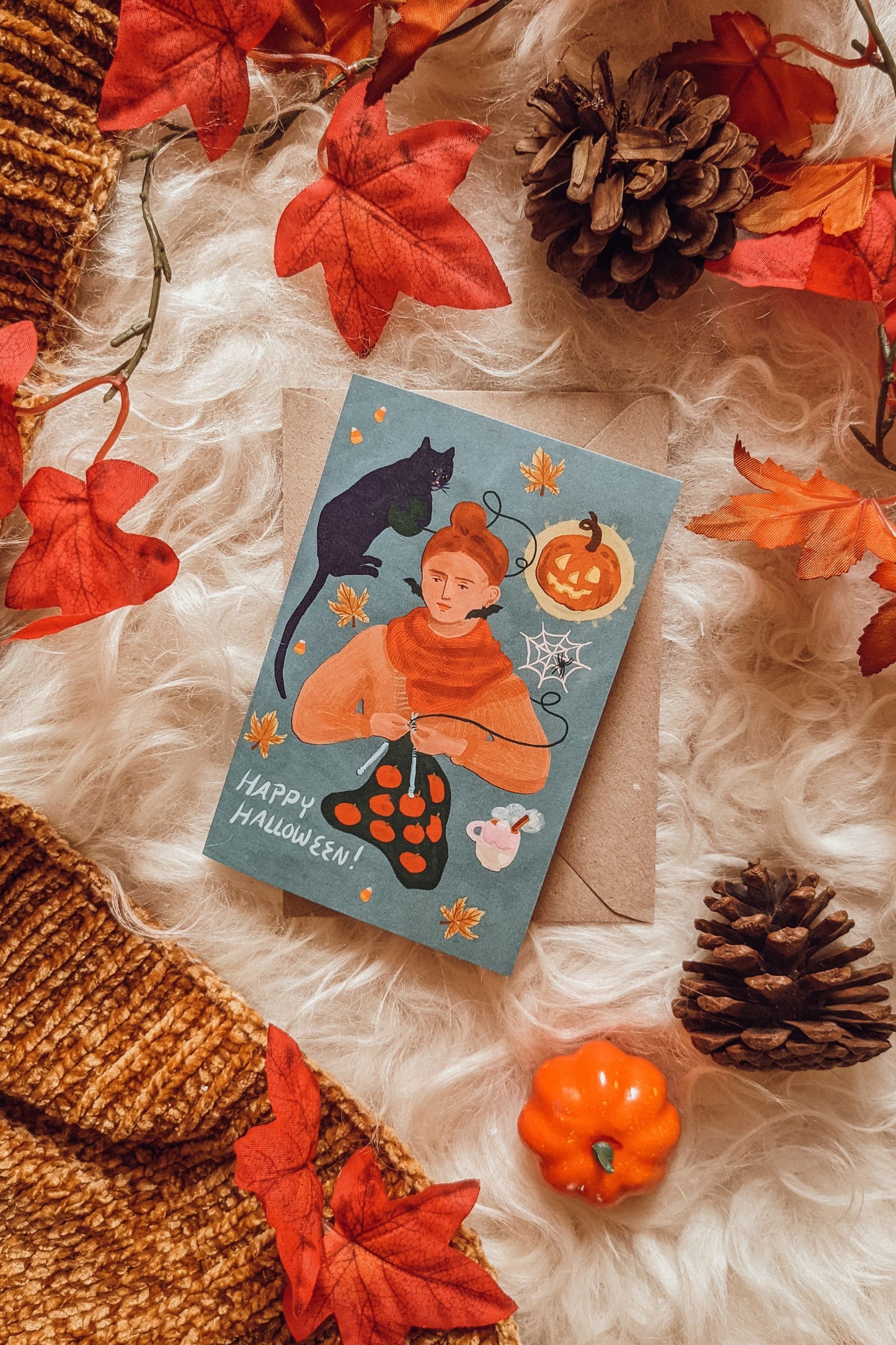 'That Autumn Girl' Halloween Greeting Card