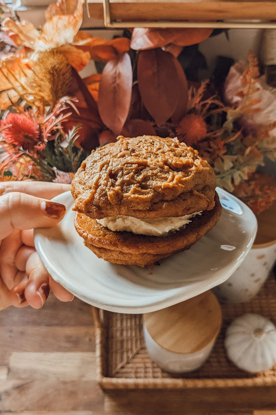 Pumpkin + Buttercream Whoopie Pies