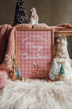 'Have Yourself A Merry Christmas' Illustrated Art Print