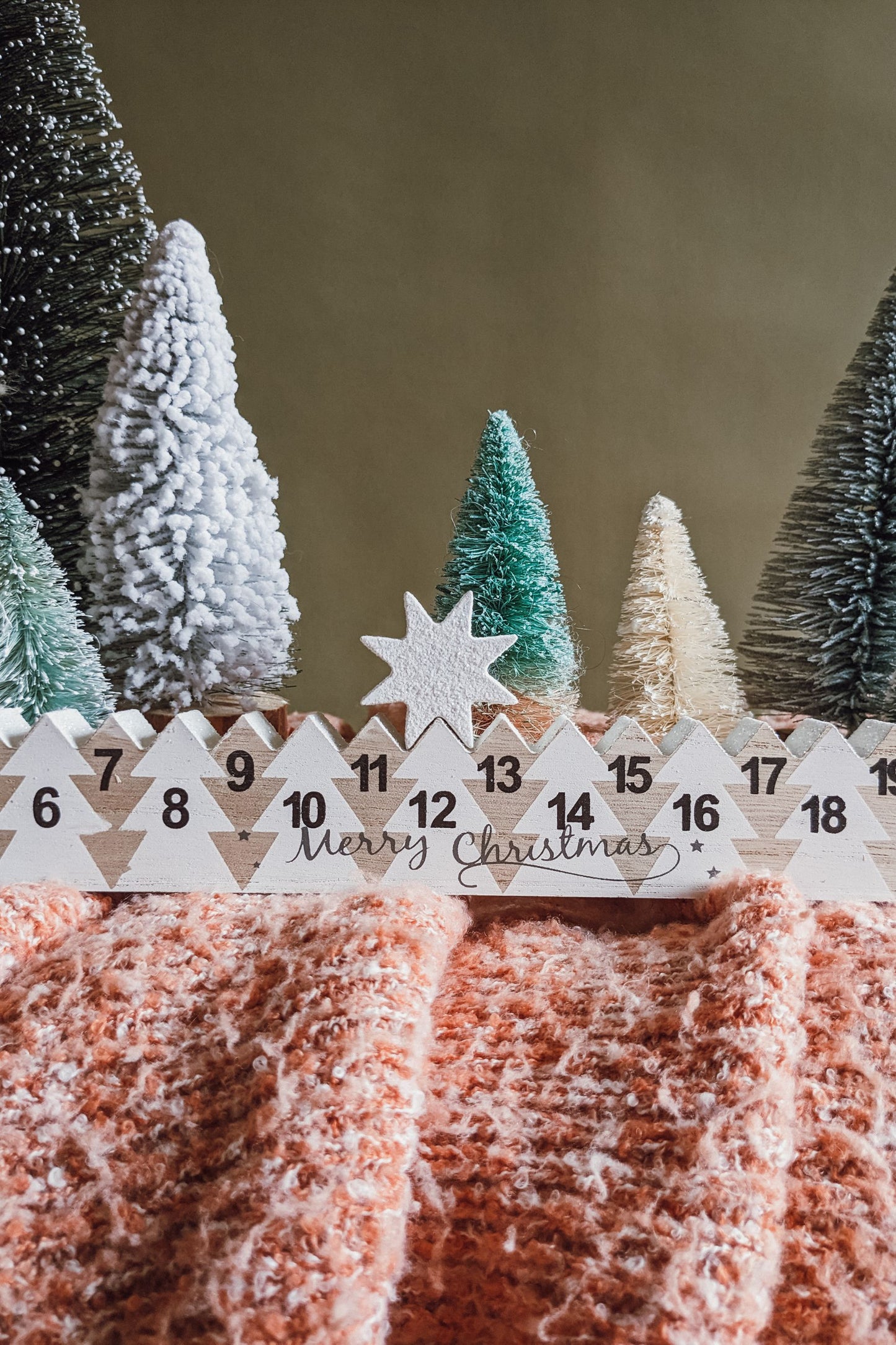 Sparkle Wooden Advent Calendar