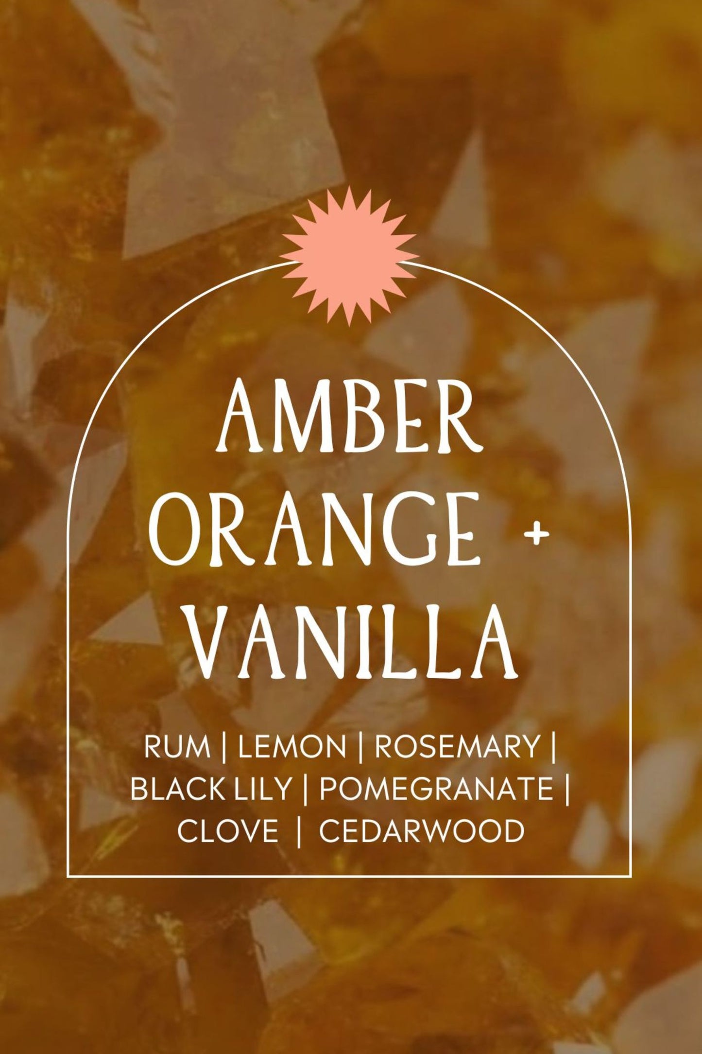 Amber Orange + Vanilla Wax Snap Bar