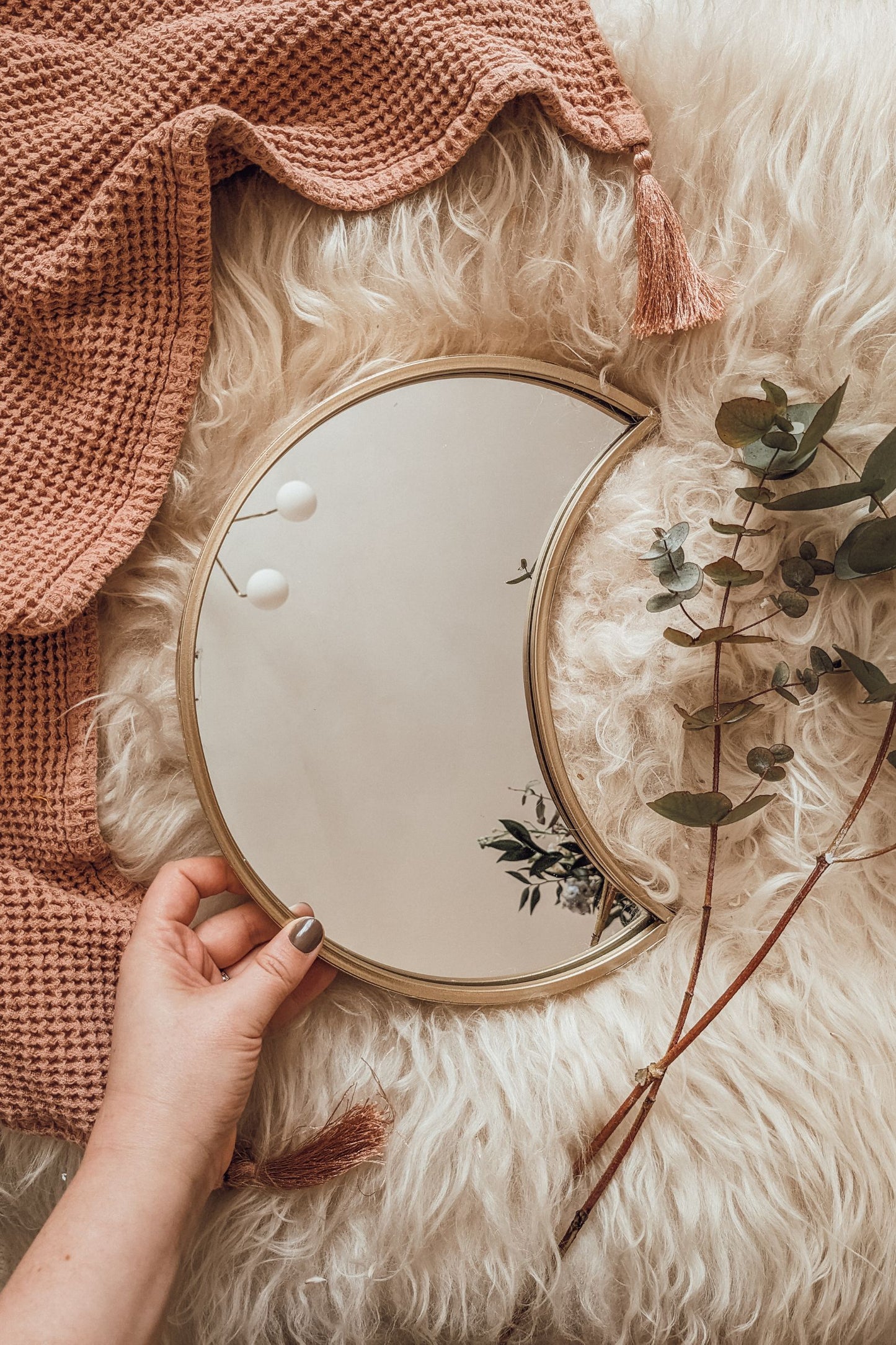 Crescent Moon Mirror