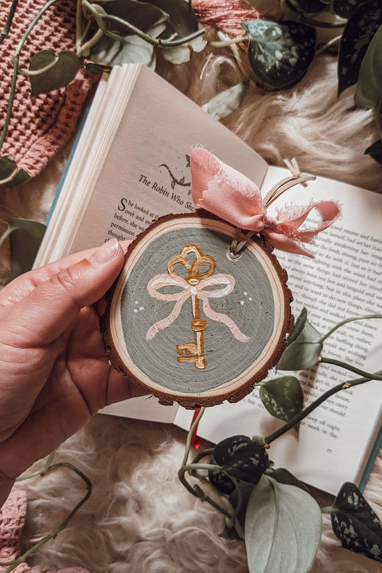 'The Garden Key' Wooden Hang
