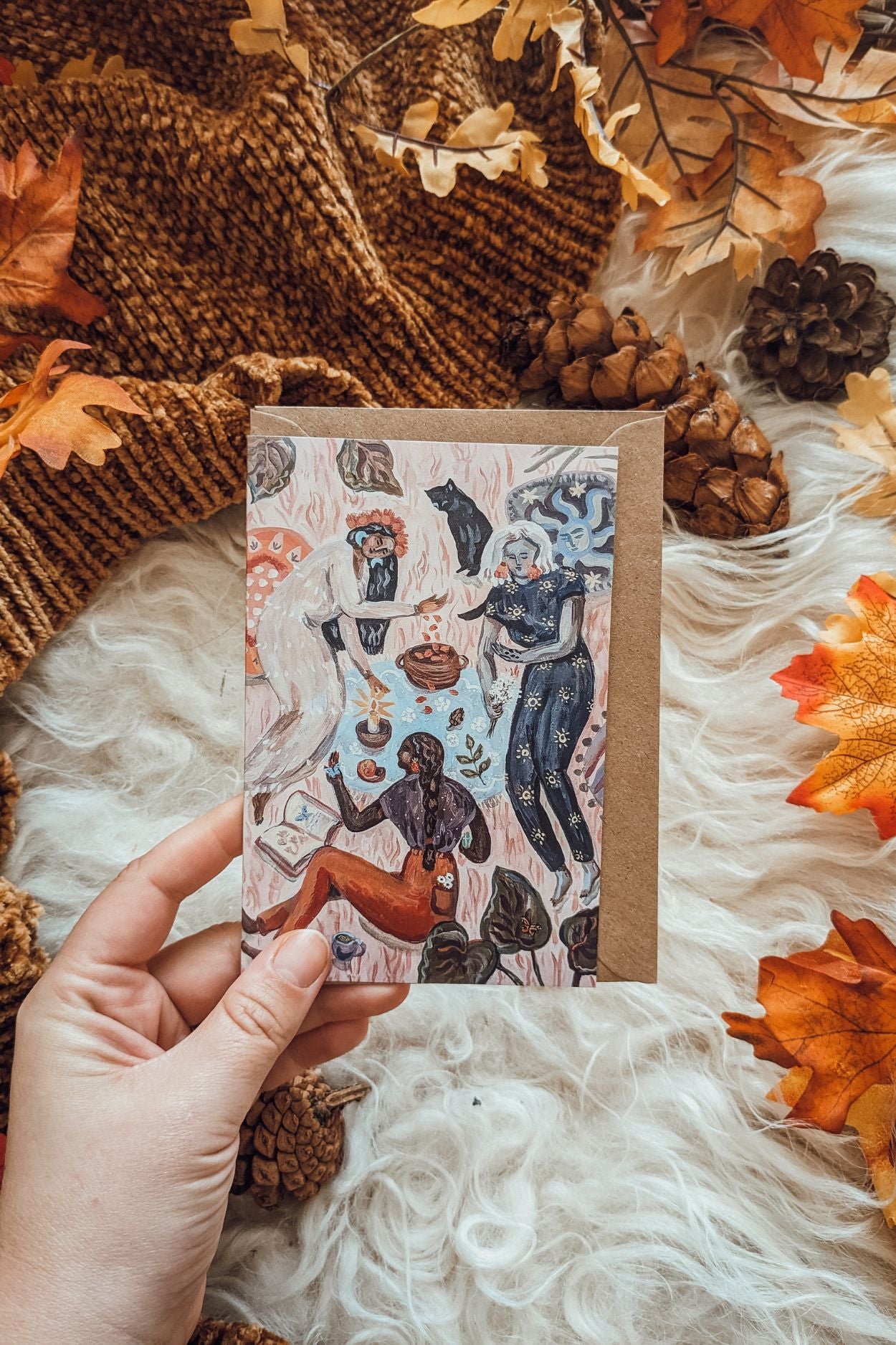 'Let's Do Tarot' Halloween Greeting Card