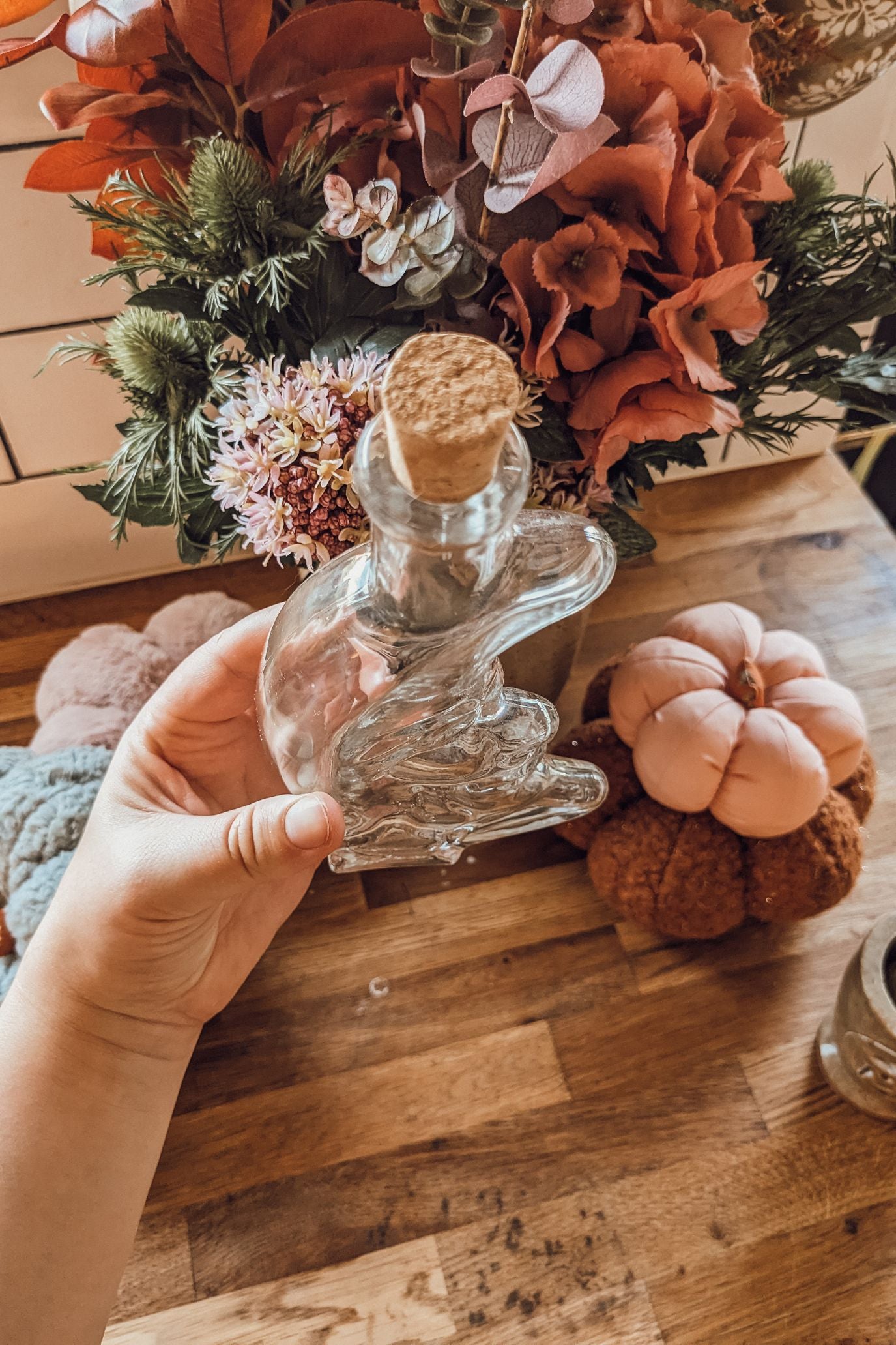 'Man On The Moon' Oil +Vinegar Apothecary Bottle