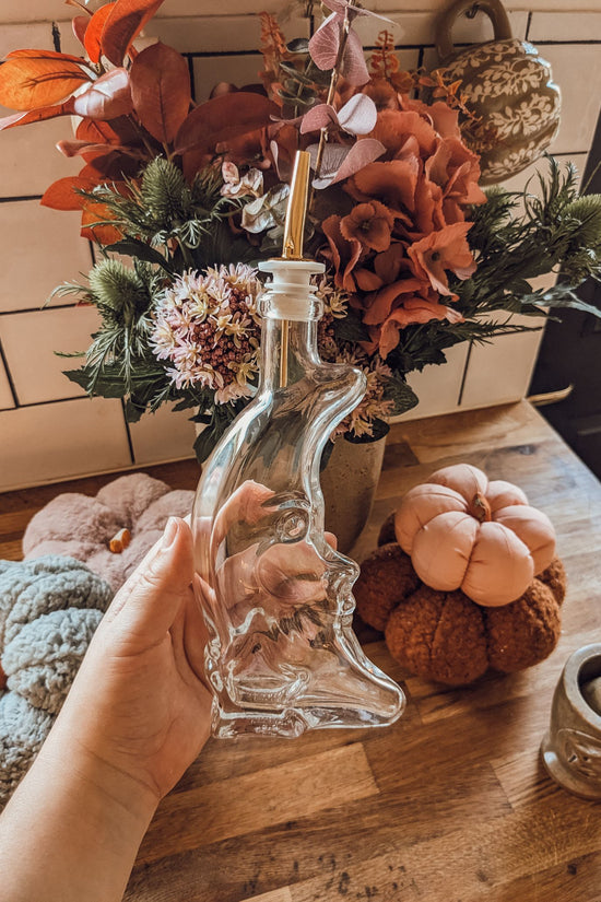 'Man On The Moon' Oil +Vinegar Apothecary Bottle