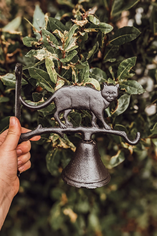 Cast Iron Cat Bell