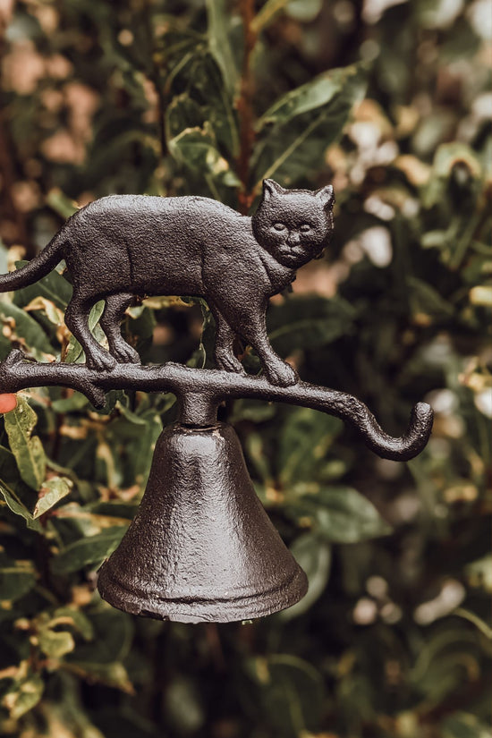 Cast Iron Cat Bell