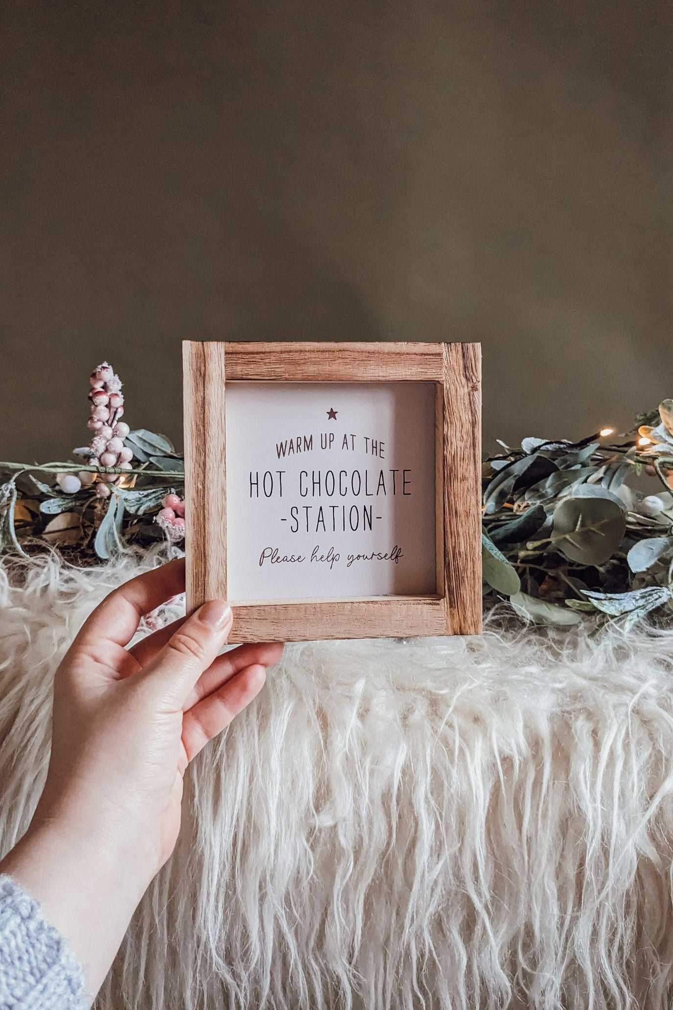 Hot Chocolate Station Sign