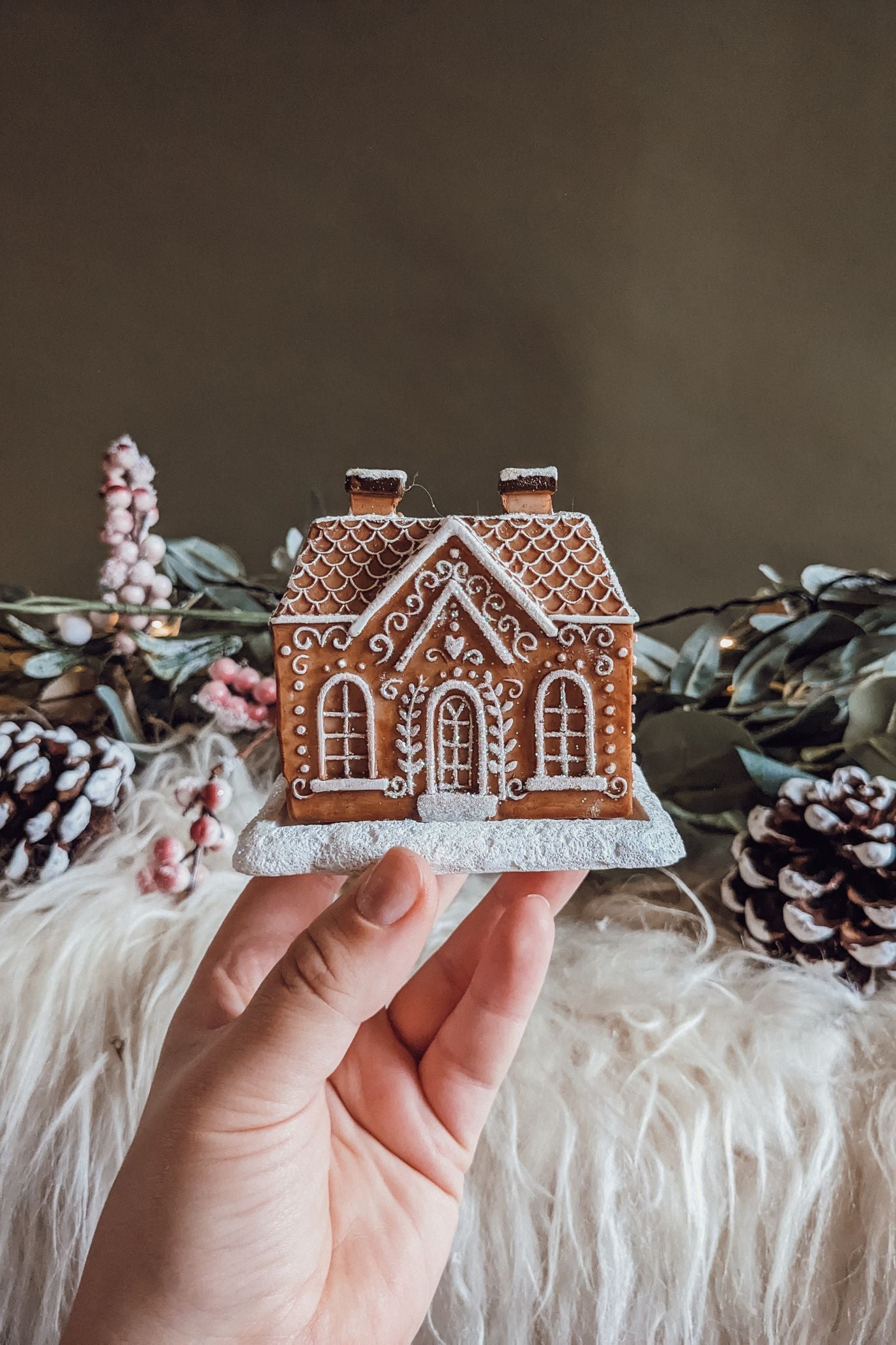 Gingerbread Incense House + Cones