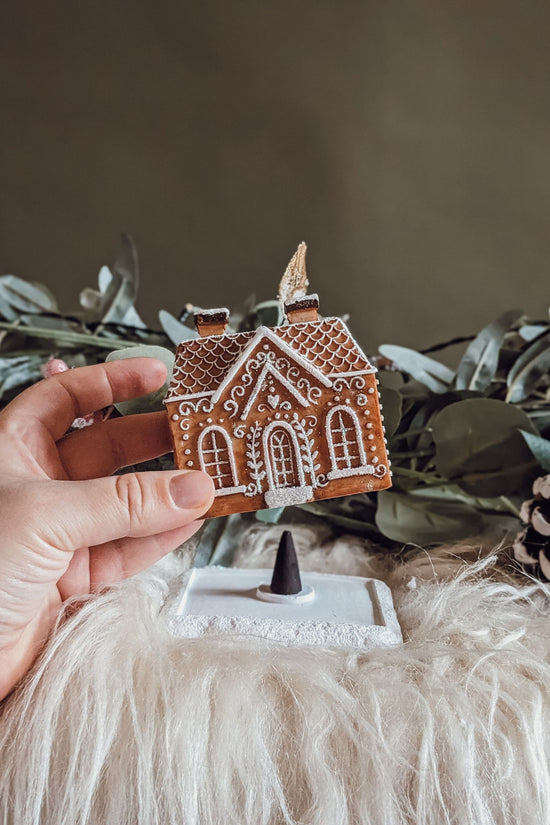 Gingerbread Incense House + Cones