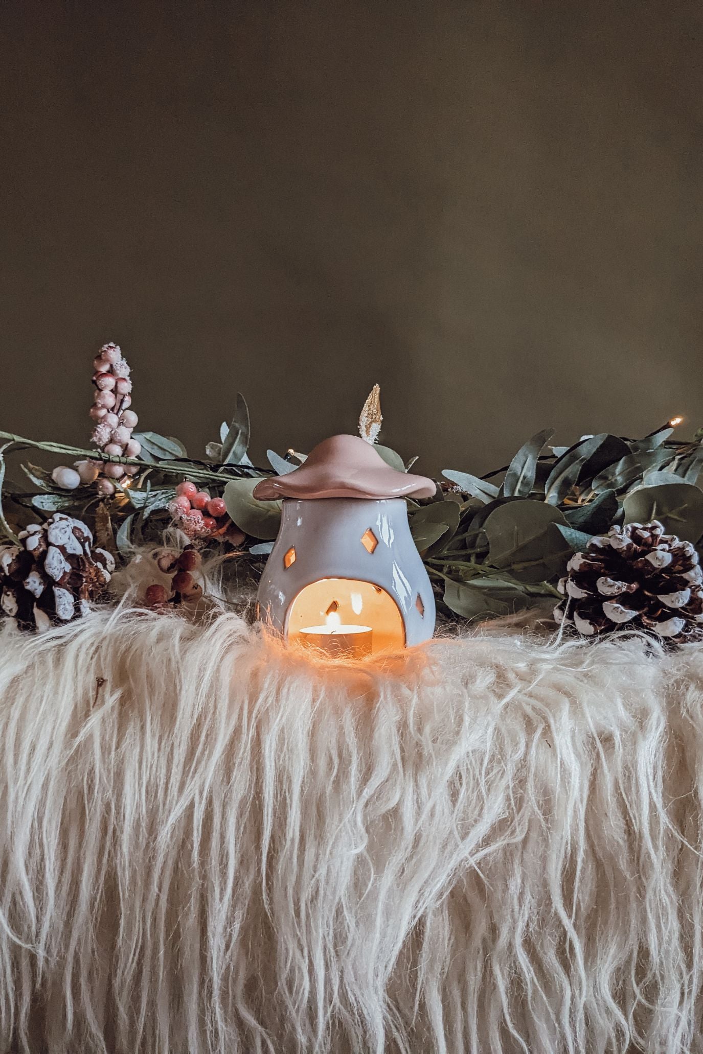 Blush Toadstool Wax Burner