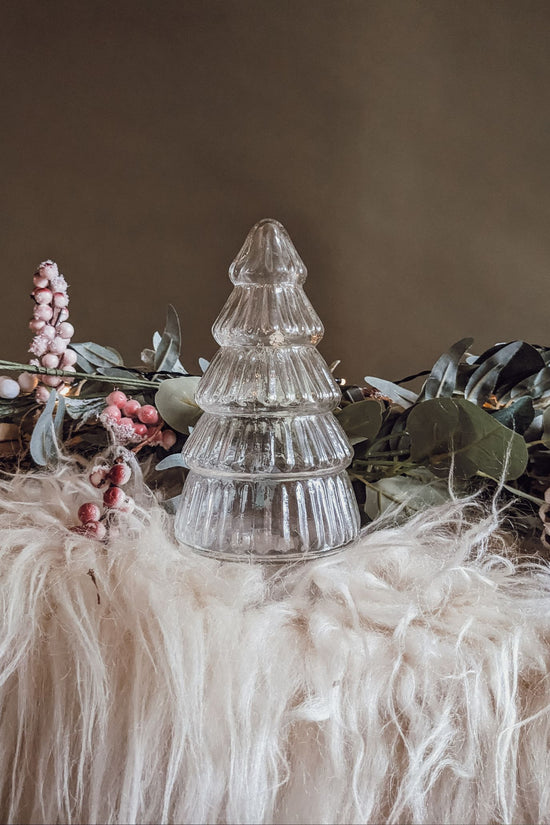 Ribbed Glass Christmas Tree-Large