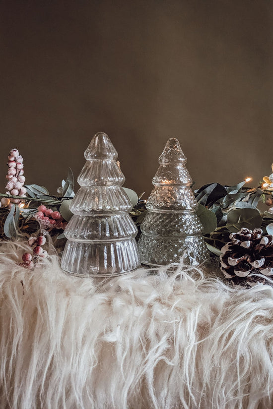 Ribbed Glass Christmas Tree-Large