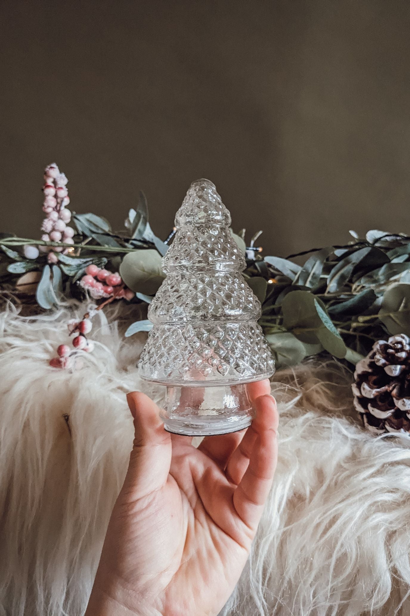 Spotted Glass Christmas Tree-Small