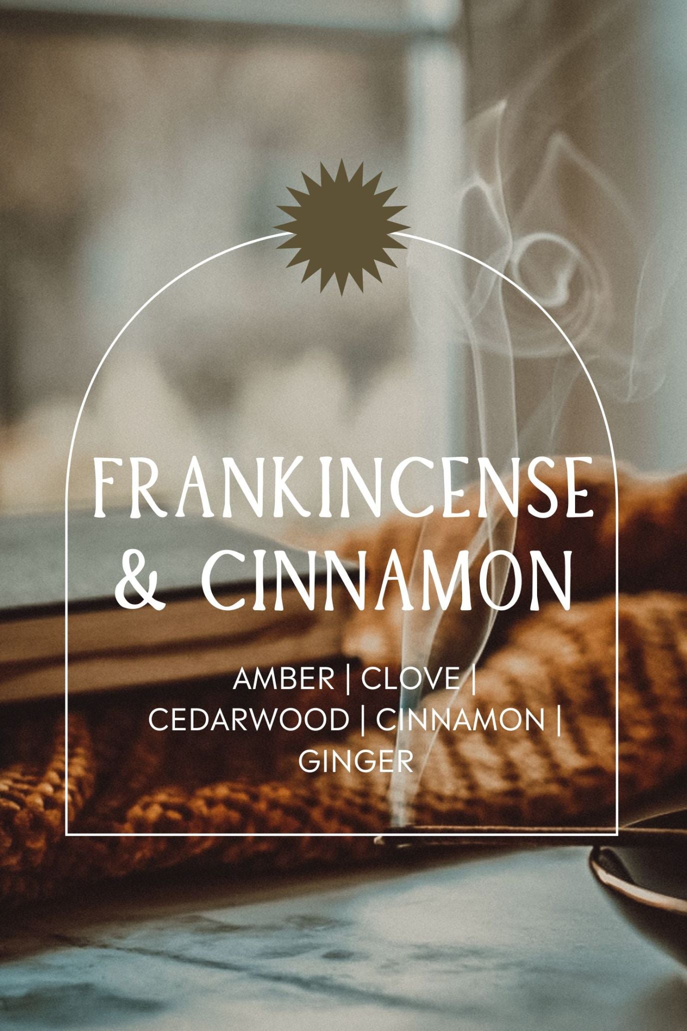 'Frankincense + Cinnamon ' Wax Melt Bar