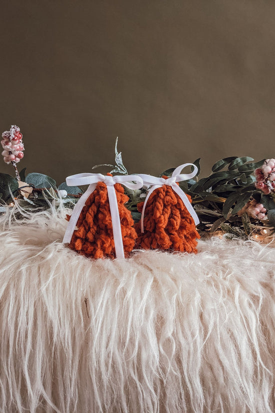 Highland Cow Wool Yarn Tree 10cm