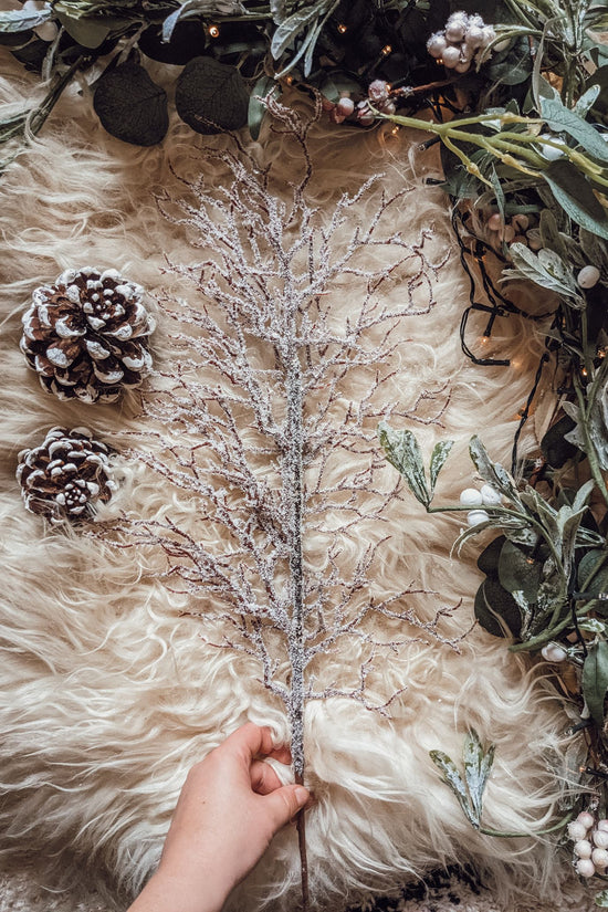 Icicle Branch Faux Stem