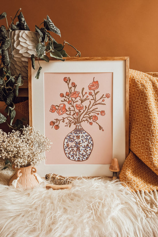 Load image into Gallery viewer, &amp;#39;A Room Full Of Blooms&amp;#39; Illustrated Art Print
