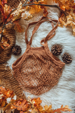 Burnt Orange Market Bag