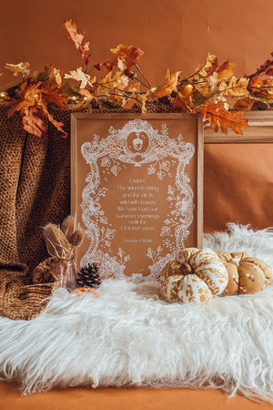 'October Eves' Art Print