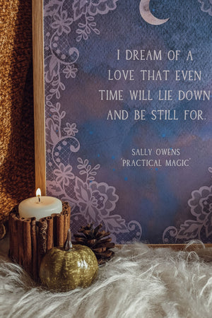 'Autumn Love Wish' Illustrated Art Print