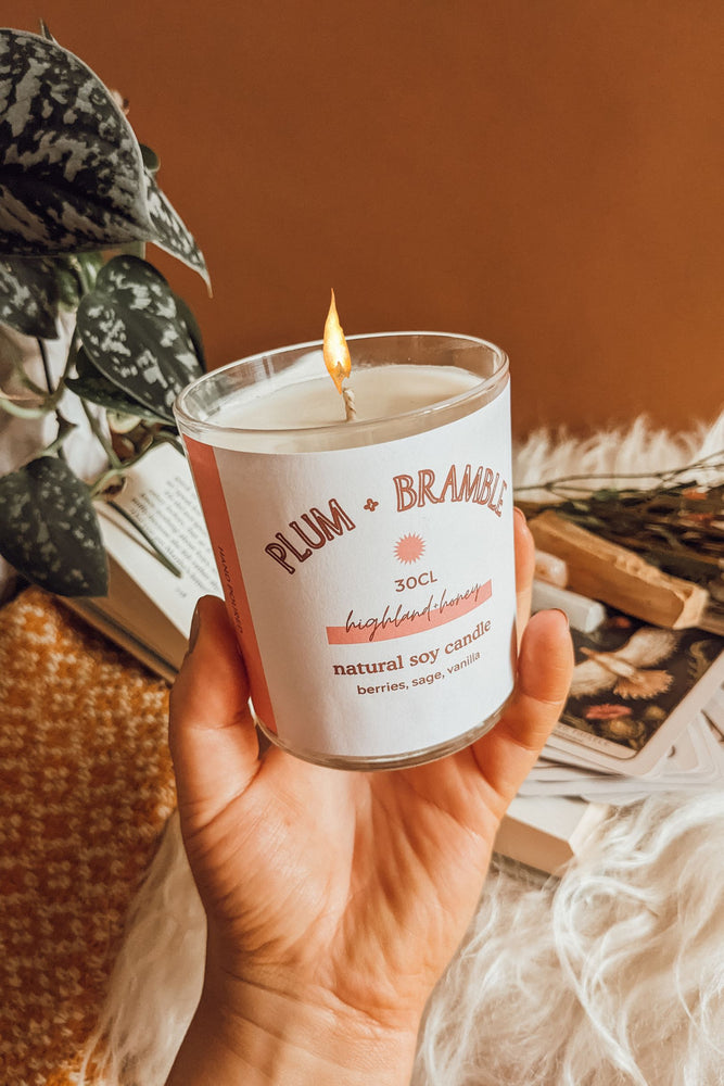 Plum and Bramble Soy Candle