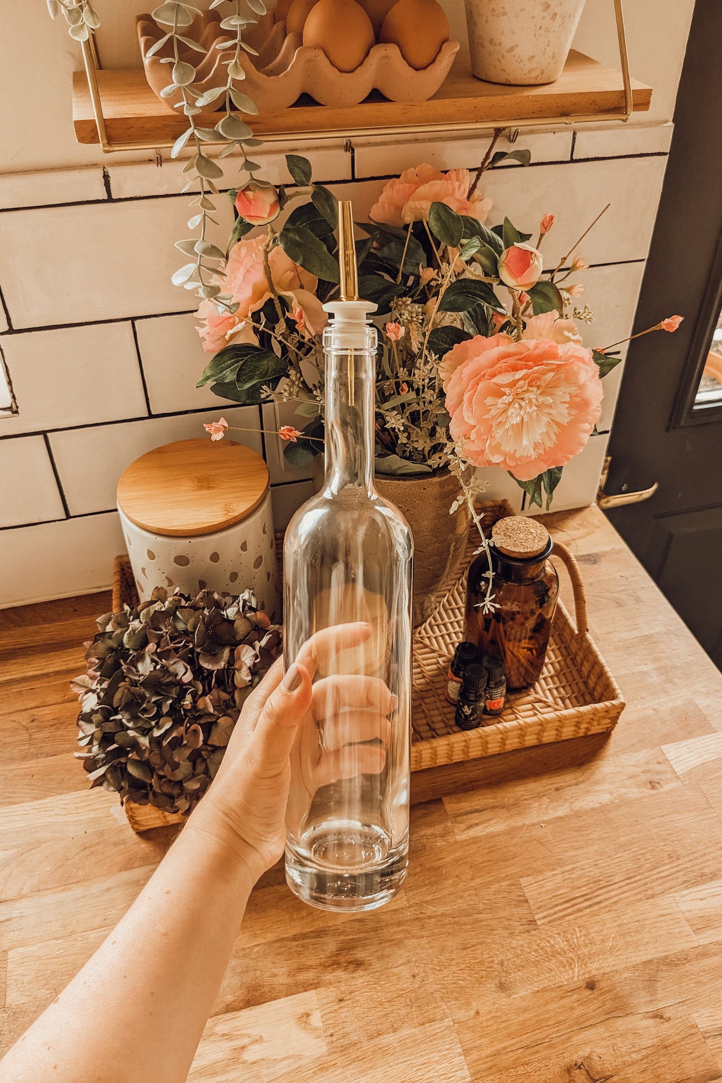 Serenade Glass Oil +Vinegar Bottle