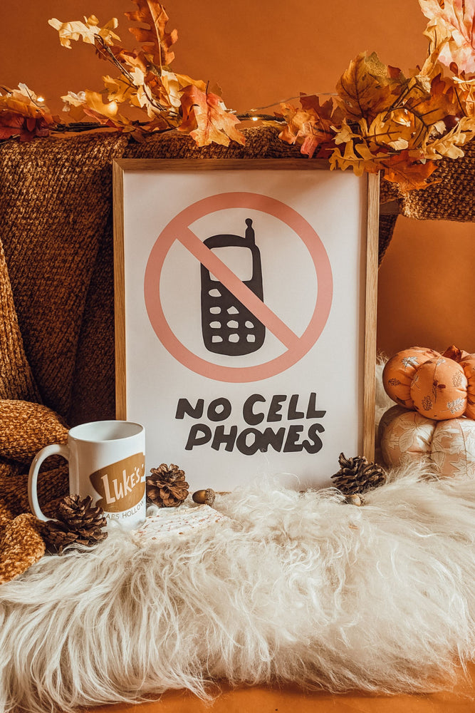 Luke's 'No Cell Phones' Art Print