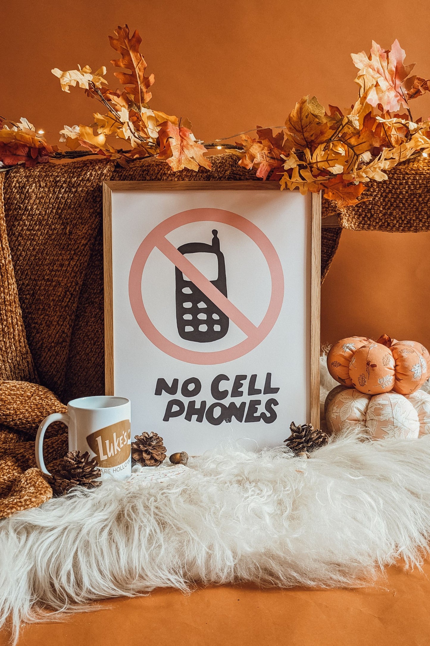Load image into Gallery viewer, Luke&amp;#39;s &amp;#39;No Cell Phones&amp;#39; Art Print
