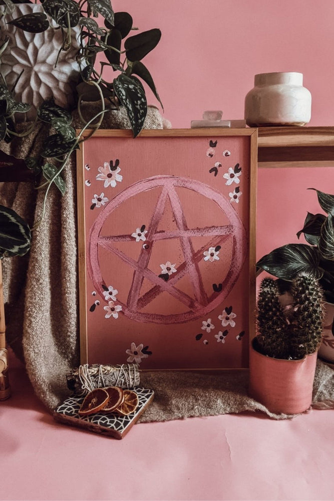 'The Pentacle' Painted Art Print