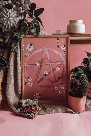 'The Pentacle' Painted Art Print