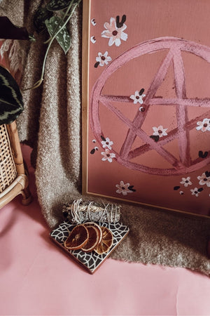 'The Pentacle' Painted Art Print