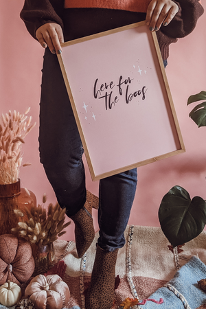 'Here For The Boos' Art Print