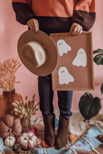 Friendly Neighborhood Ghosts Halloween Art Print