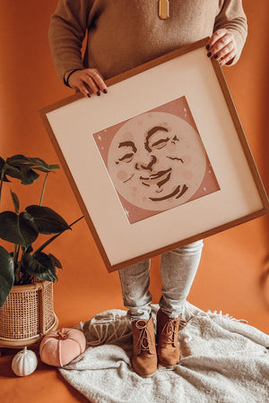 Man On The Moon Art Print