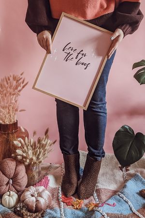 'Here For The Boos' Art Print