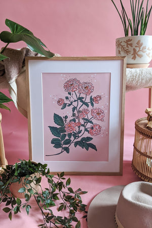 'Hello Marigold' Illustrated Art Print