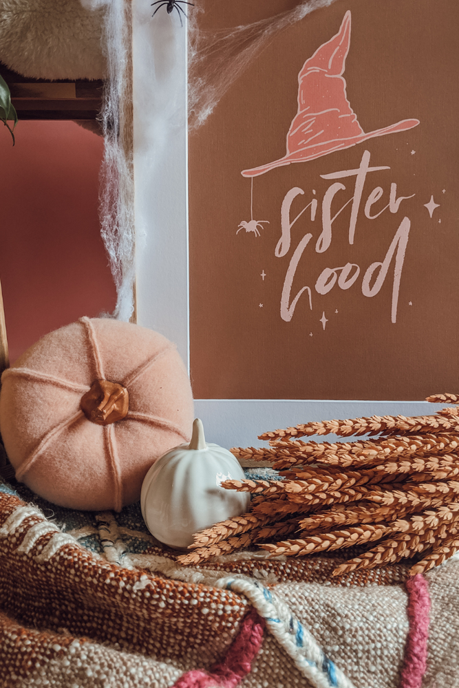 Sisterhood Coven Halloween Art Print