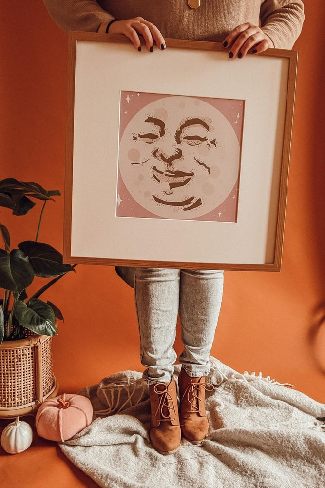 Man On The Moon Art Print