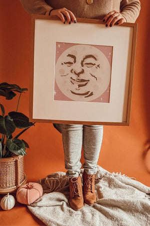 Man On The Moon Art Print