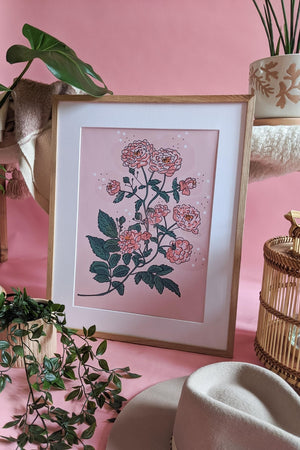 'Hello Marigold' Illustrated Art Print