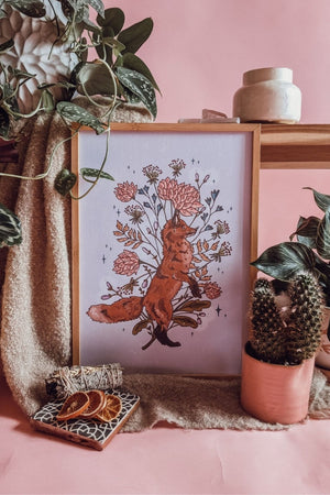 The Folklore Fox Art Print