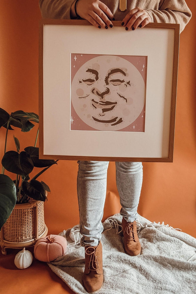 Man On The Moon Art Print