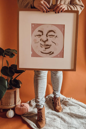 Man On The Moon Art Print