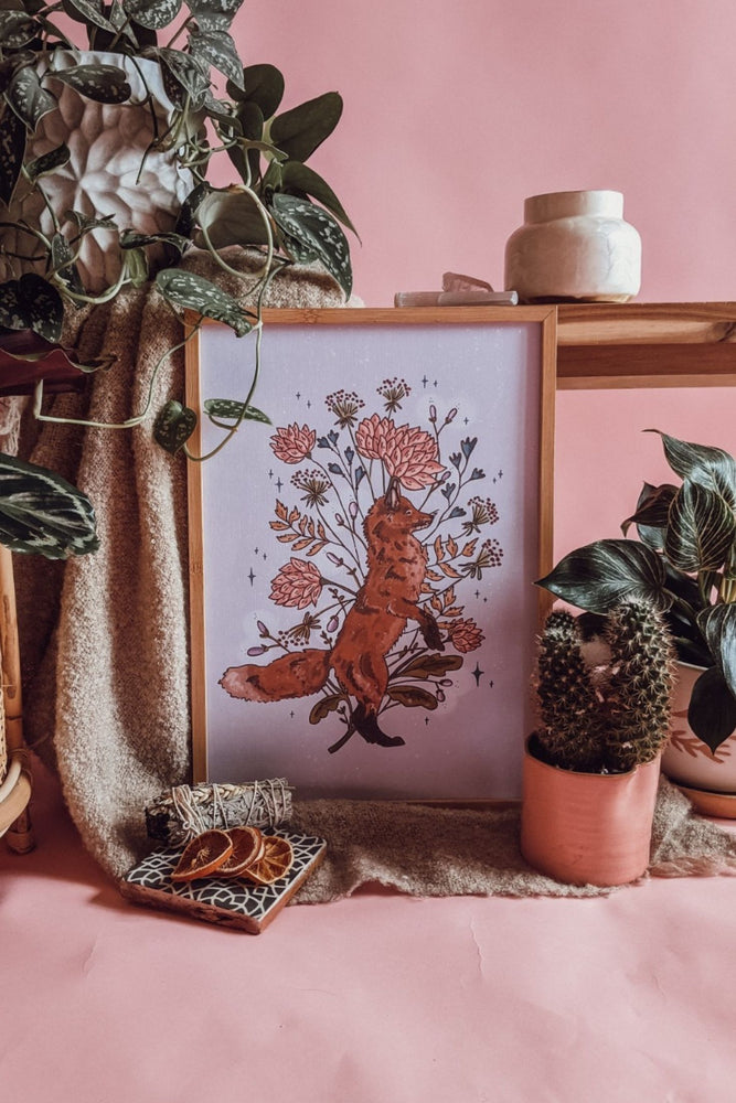 The Folklore Fox Art Print