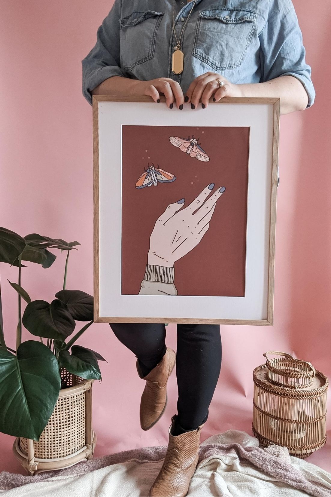 I'll Let You Go Moth Art Print